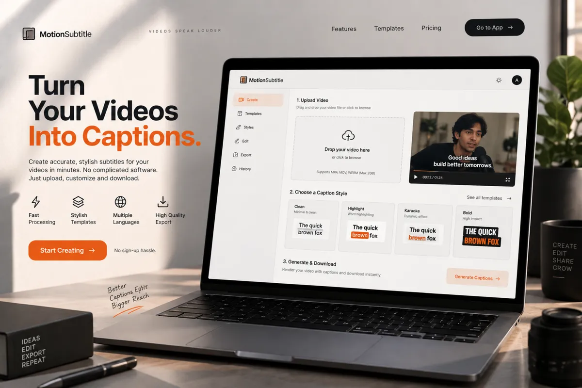 Motion Subtitle Studio